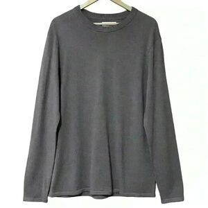 Artefact Brosnan Merino Wool Sweater L Sparrow Grey Cozy Warm NWT